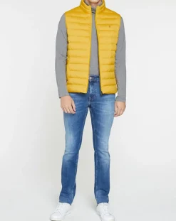 Homme Hackett London Doudoune sans manches jaune