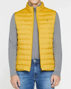 Homme Hackett London Doudoune sans manches jaune