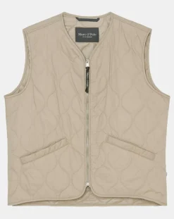 Homme Marc O'Polo Doudoune sans manches légère beige