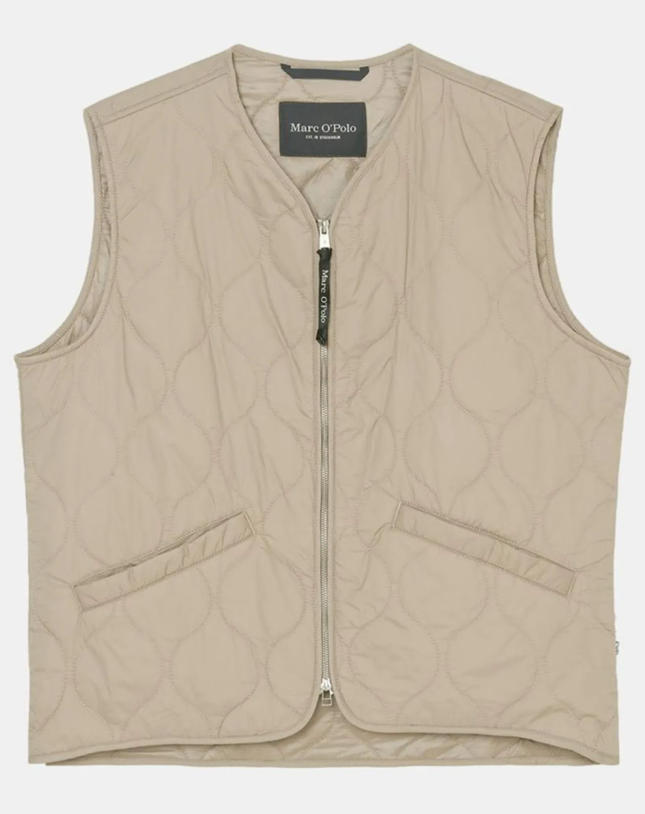 Homme Marc O'Polo Doudoune sans manches légère beige