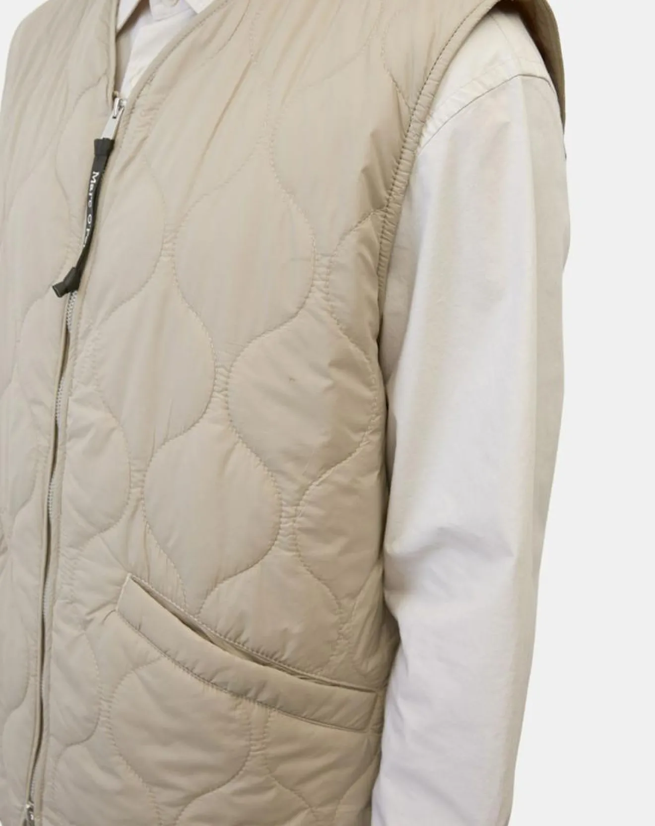 Homme Marc O'Polo Doudoune sans manches légère beige