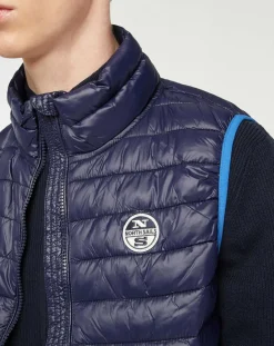 Homme North Sails Doudoune sans manches Light bleu marine