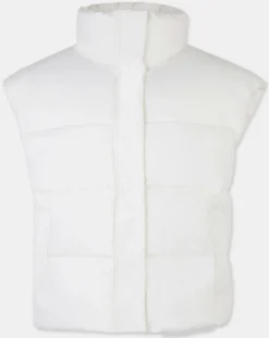 New Galeries Lafayette Doudoune sans manches Montana Puffy écrue