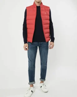 Sale Hackett London Doudoune sans manches rouge