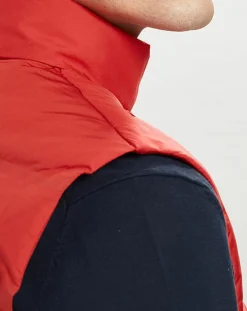 Sale Hackett London Doudoune sans manches rouge