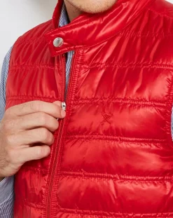 Online Hackett London Doudoune sans manches rouge