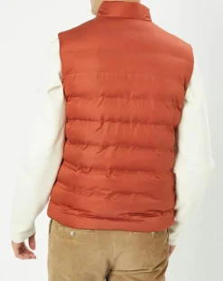 Discount Hackett London Doudoune sans manches unie orange