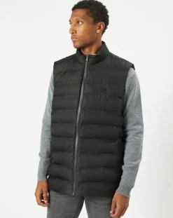 Homme Hackett London Doudoune sans manches unie noire