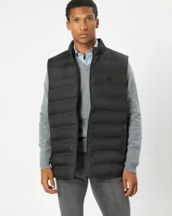 Homme Hackett London Doudoune sans manches unie noire