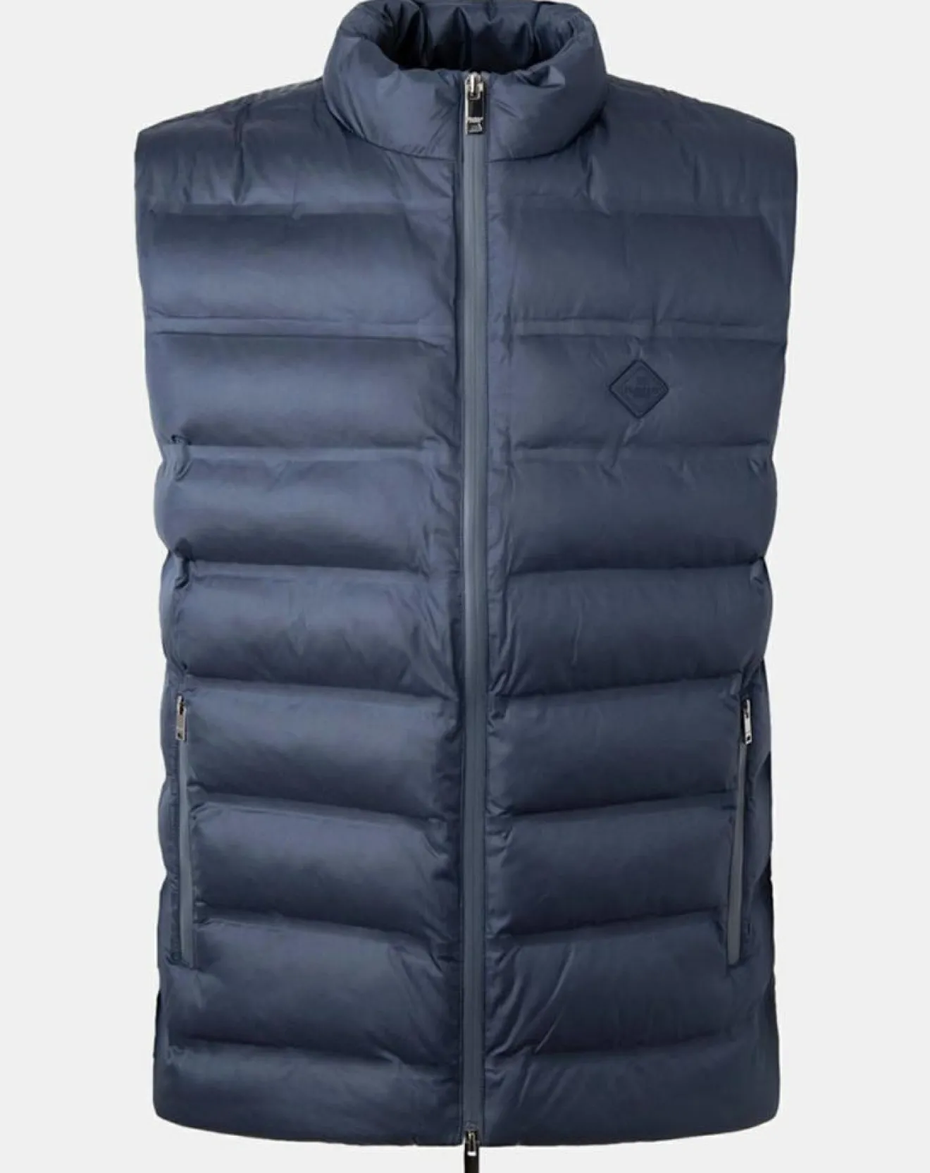 Online Hackett London Doudoune sans manches unie bleue