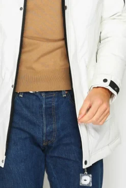 Online C&Jo Doudoune semi-longue imperméable avec isolation thermique jusqu'à -20 °C naturelle