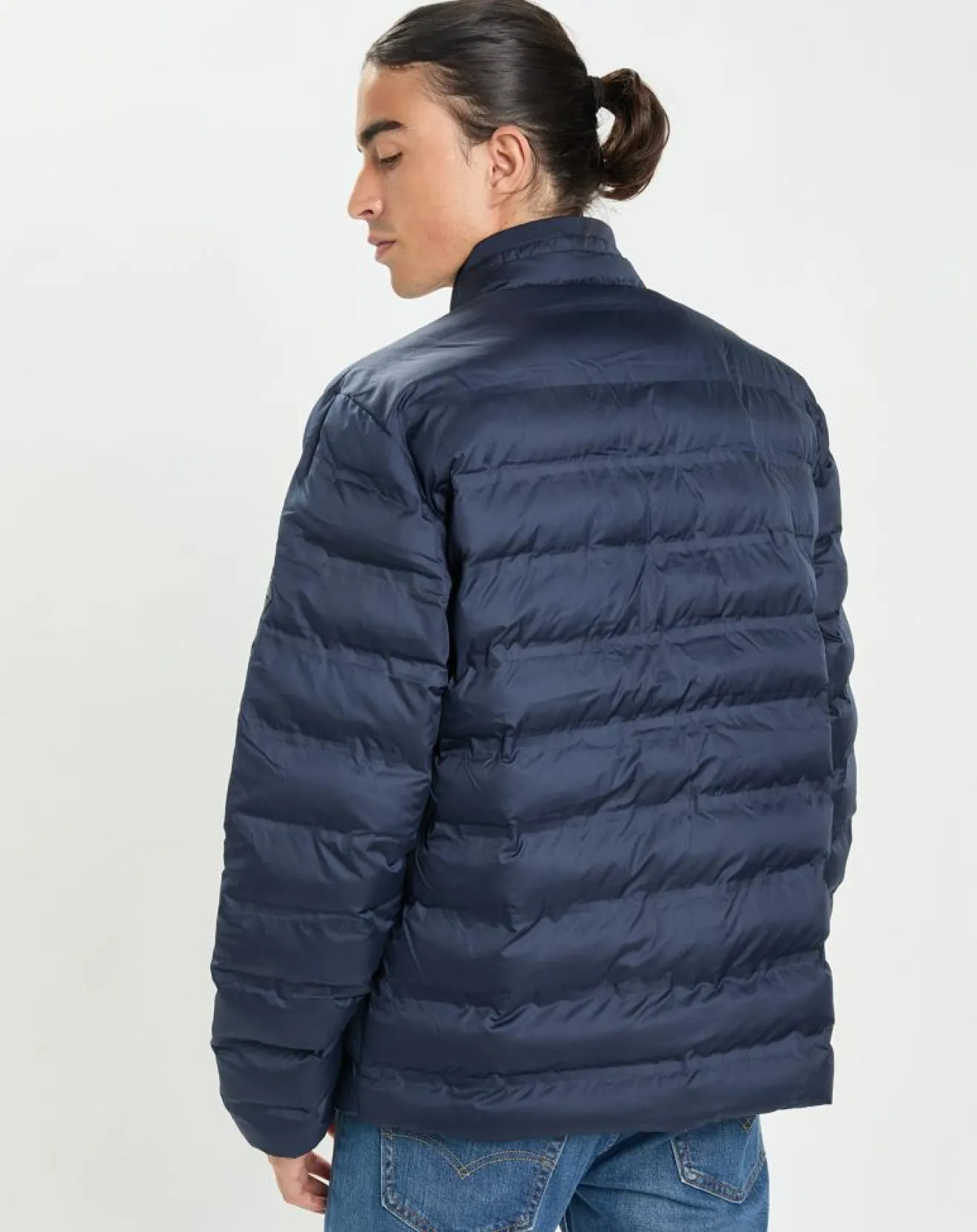 Clearance Hackett London Doudoune unie bleu marine