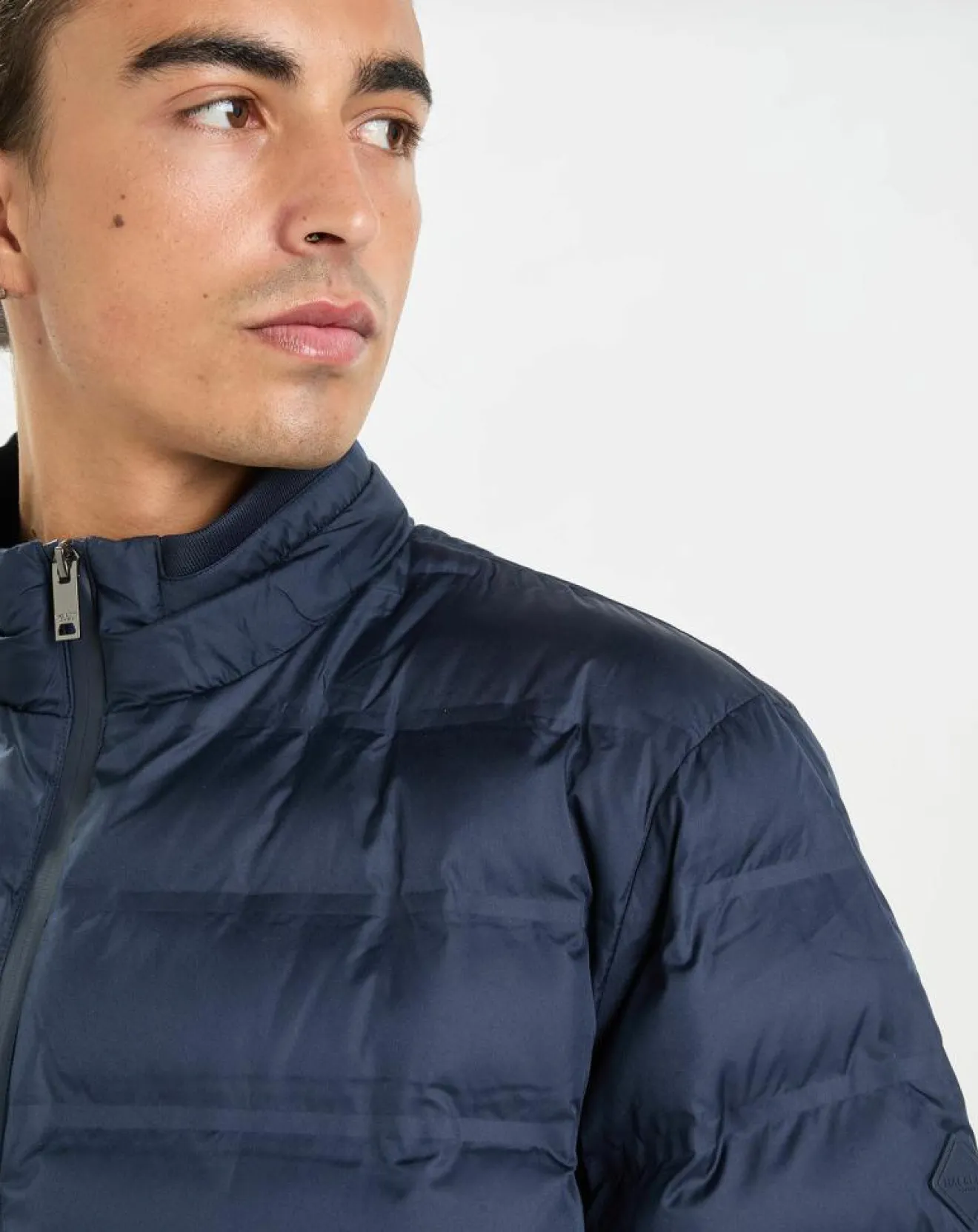 Clearance Hackett London Doudoune unie bleu marine