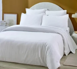 Home Collection Drap housse 100% Flanelle de Coton blanc