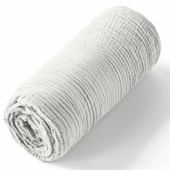 Baton Rouge Drap housse 100% Gaze de coton bonnet 30 cm blanc