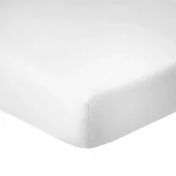 New Blanc Passion Drap housse en coton bonnet 35 cm blanc