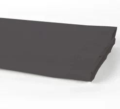 Home Collection Drap plat 100% Percale de Coton gris