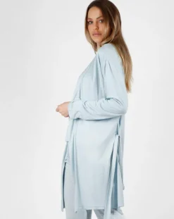 Femme Mr Wonderful Déshabillé Soft Secret bleu ciel