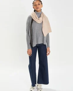 New Cashmere Tribu Echarpe 100% Cachemire Cascade chestnut