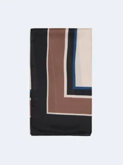 Online Devred Echarpe à motif géométrique blanc neige - 68x68 cm