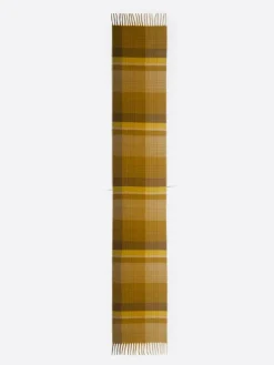 Homme Devred Echarpe à rayures chestnut - 180x30 cm