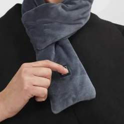 Sensly Echarpe chauffante grise - 74x10x2 cm