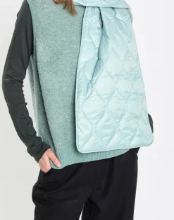 Femme Marc O'Polo Echarpe matelassée Padded bleu clair