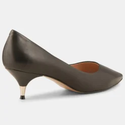 Minelli Escarpins en Cuir Vera noirs - Talon 5 cm