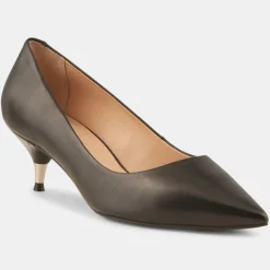 Minelli Escarpins en Cuir Vera noirs - Talon 5 cm