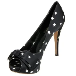 Femme Dolce & Gabbana Escarpins étoilés noir/blanc - Talons 12 cm