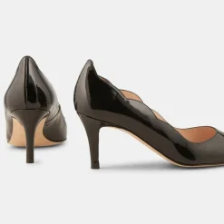 New Minelli Escarpins en Cuir Elo noirs - Talon 6 cm