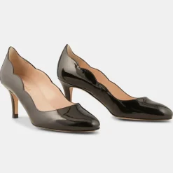 New Minelli Escarpins en Cuir Elo noirs - Talon 6 cm