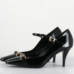 Femme Garrice Lab Escarpins en Cuir gela noire - Talon : 7.5cm