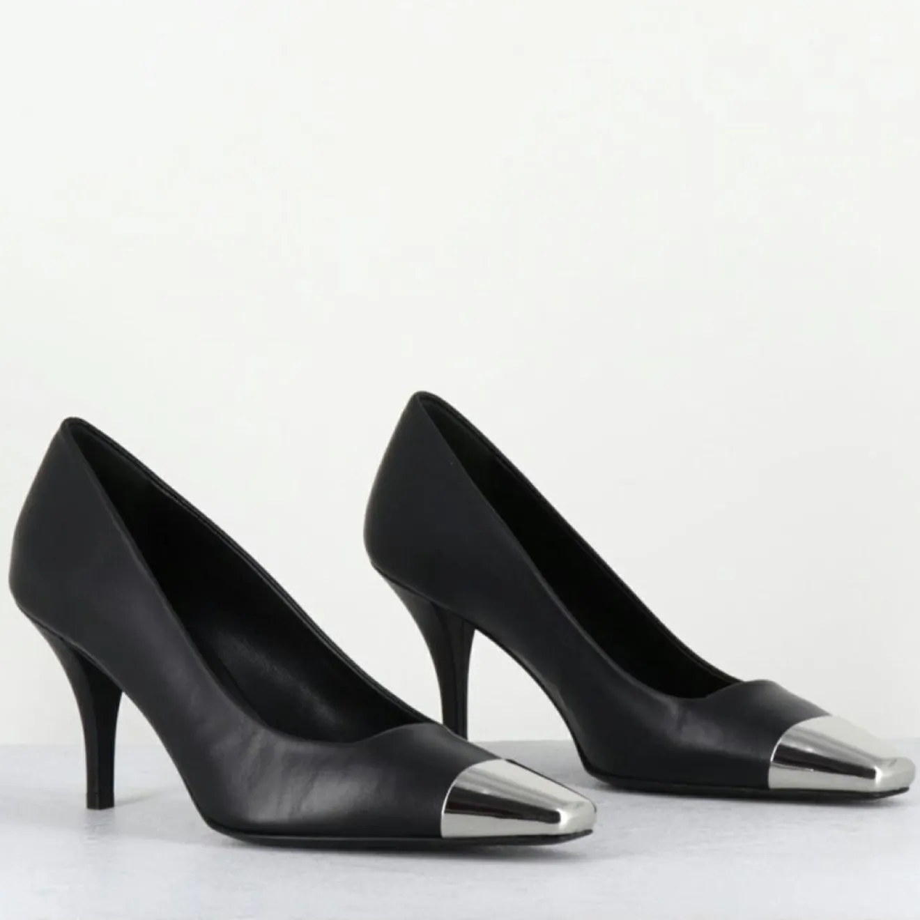 Clearance Garrice Lab Escarpins en Cuir kecha noirs - Talon : 7.5cm