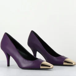Femme Garrice Lab Escarpins en Cuir kecha violets - Talon : 7.5cm