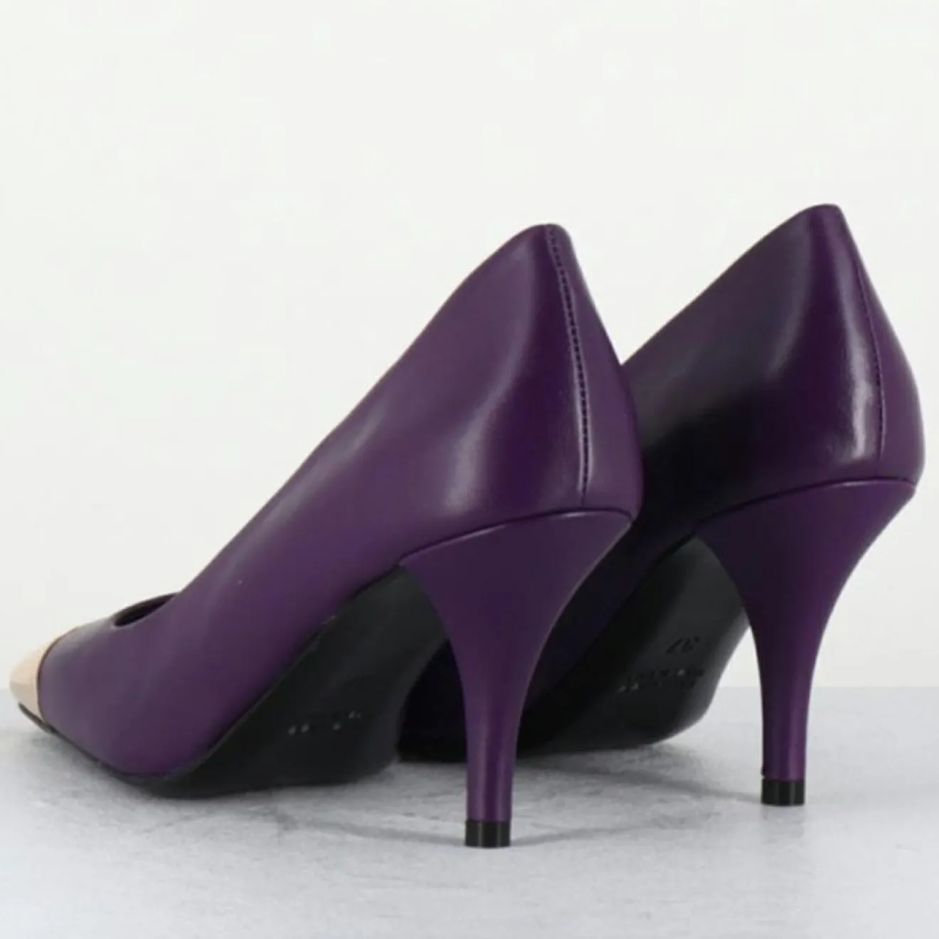 Femme Garrice Lab Escarpins en Cuir kecha violets - Talon : 7.5cm