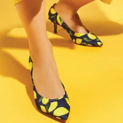 Femme Cosmoparis Escarpins Vanora marine - Talon 5 cm