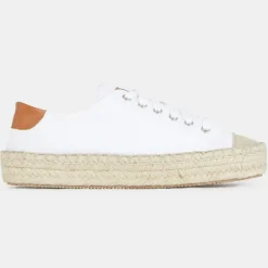 Femme JW Anderson Espadrilles en Cuir Danny blanches