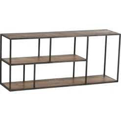 Bois & Chiffons Etagere basse manguier stockholm naturel ciré - 140x35x60 cm