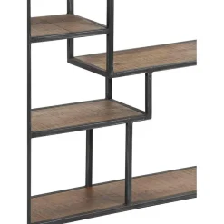 Outlet Bois & Chiffons Etagere destructurée bois manguier stockholm naturel ciré - 77x22x79 cm