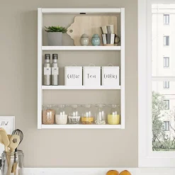 Sale Wooden Art Etagère murale PR1 blanche - 43.2x60x9 cm