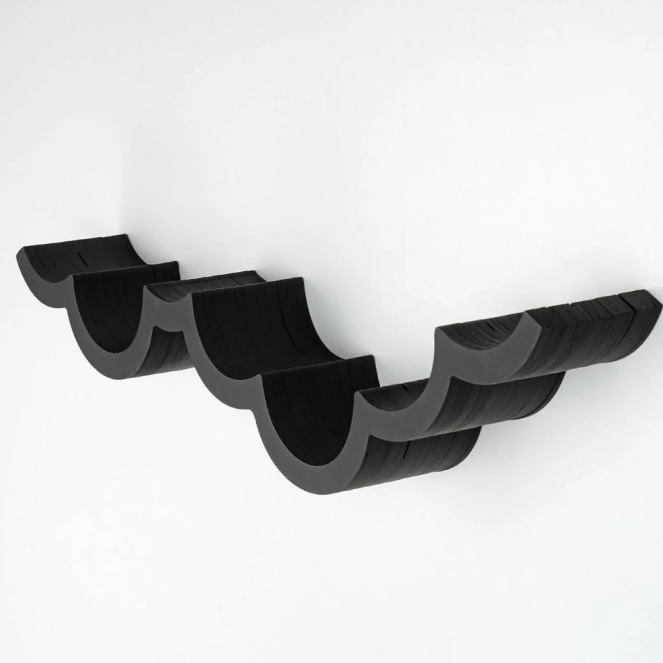 Homitis Etagère papier toilette wc018 noire - 62x9x16 cm