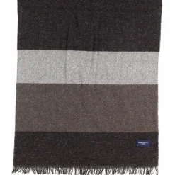 New Hackett London Etole en Laine mélangée à larges rayures marron