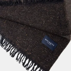 New Hackett London Etole en Laine mélangée à larges rayures marron