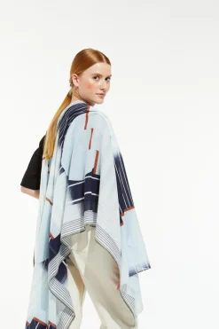 New Mapoesie Foulard Soleil Marine 100 X 190Cm