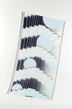 New Mapoesie Foulard Soleil Marine 100 X 190Cm