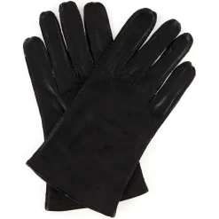 Femme Maison Fabre Gants doublé acrylique doublure textile Jessie marron foncé