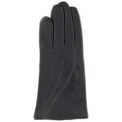 Femme Maison Fabre Gants en Cuir d'Agneau doublure Laine Waves fer