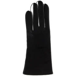Sale Maison Fabre Gants en Cuir d'Agneau doublure Laine Heritage Valois noirs