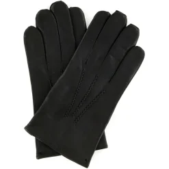 Homme Maison Fabre Gants en Cuir de Cerf Daniel noirs